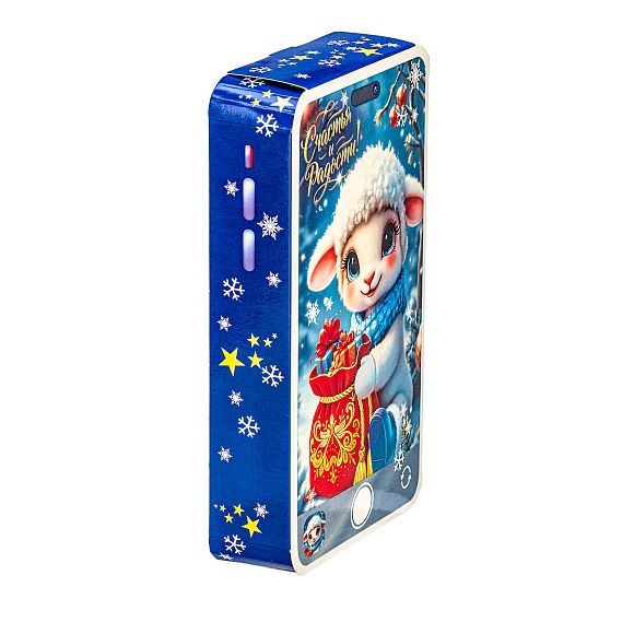 Сладкий новогодний подарок Детский новогодний подарок «Пушистый смартфон»